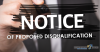 What Is a Notice of Proposed Disqualification (NOPD)?